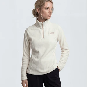 Fleece The North Face Feminino Glacier 1/4 Zip Off White 5
