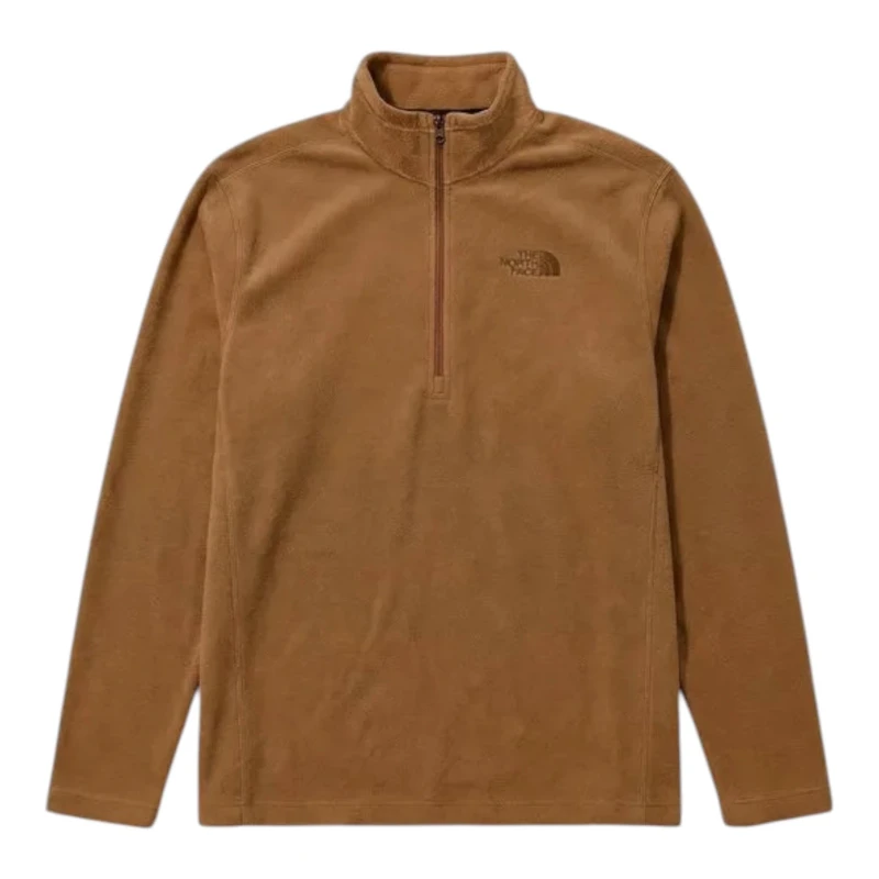 FLEECE THE NORTH FACE GLACIER 1/4 ZIP MARROM