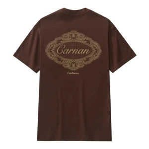 Camiseta Carnan Lace Stamp Heavy Brown 1