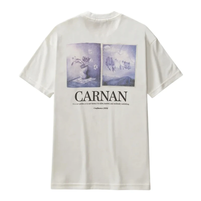 CAMISETA CARNAN PORTRAIT HEAVY OFF WHITE