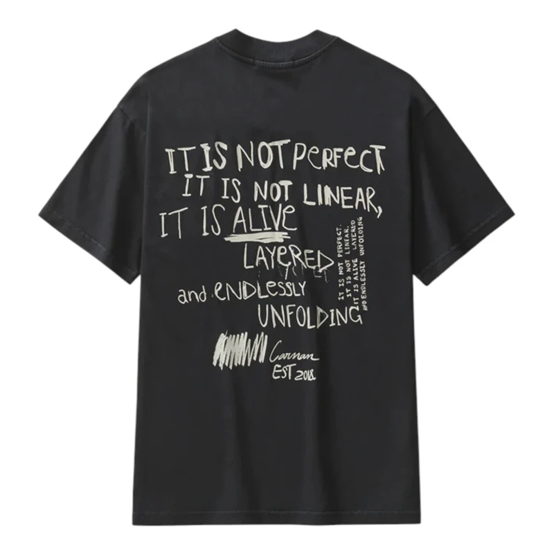 CAMISETA CARNAN UNFOLDING BLACK