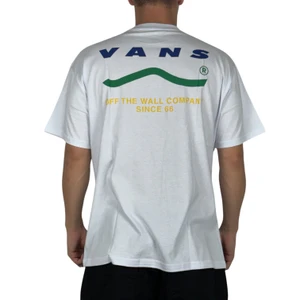 Camiseta Vans Determined White Navy 1