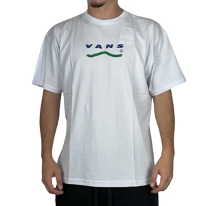 Camiseta Vans Determined White Navy 2