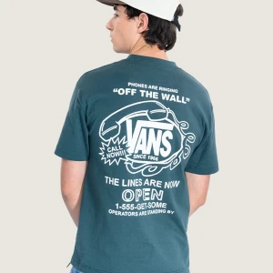 Camiseta Vans Hot Lines Mystic Moss 3