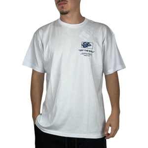 Camiseta Vans Stacked Hi White Navy 2