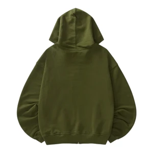Moletom Carnan Washed Zip Green 3