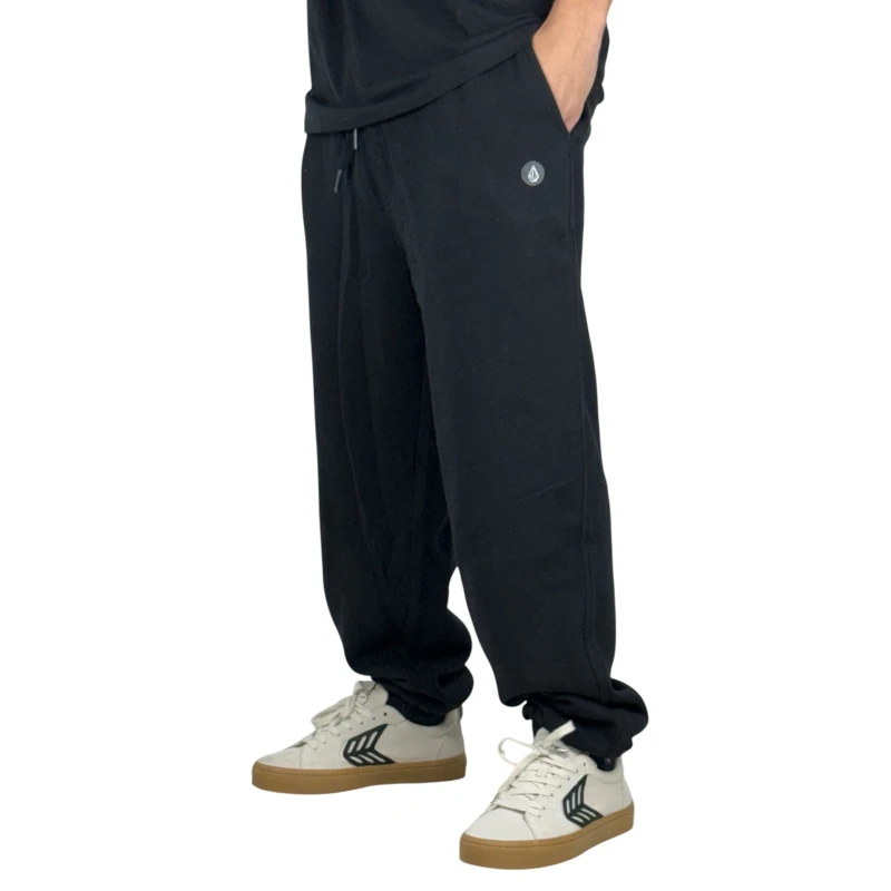 Calça Volcom Moletom Foreman Preto