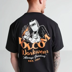Camiseta Volcom Grindit Preto 2