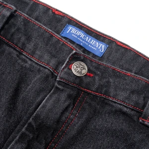 Calça Tropicalients Jeans Red Night Preto Usado 2