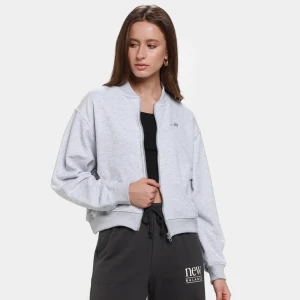 Moletom New Balance Feminino French Tr Cinza 5
