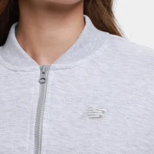 Moletom New Balance Feminino French Tr Cinza 4