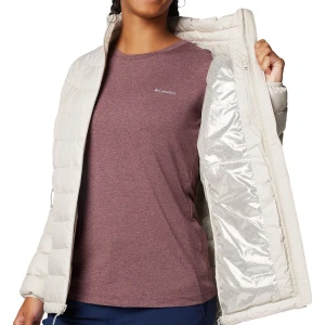 Jaqueta Columbia Feminina Powder Lite 2 Hooded Stone 5