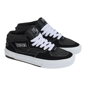 Tênis Vans Half Cab Skate Wafflecup Black White 1