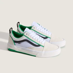Tênis Vans Old Skool Skate Wafflecup White Green 2