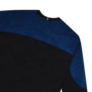 Camiseta Class Ml Jersey Corduroy Black Blue 22645 4