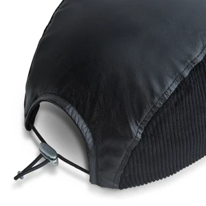 Boné Class 3 Panel Leather Inverso Black 22657 3