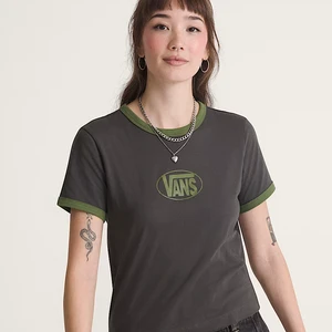 Camiseta Vans Feminina Circle V Ss Faded Black 2
