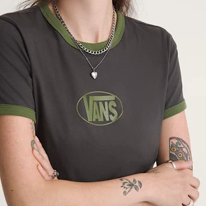 Camiseta Vans Feminina Circle V Ss Faded Black 4