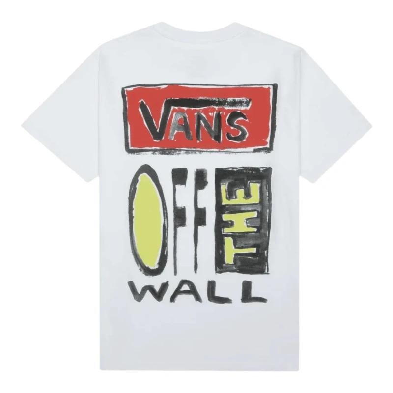 CAMISETA VANS INFANTIL ON CANVAS WHITE