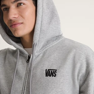 Moletom Vans Stretch Logo Full Zip Cement Heather 2