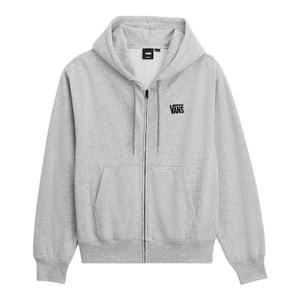 Moletom Vans Stretch Logo Full Zip Cement Heather 1