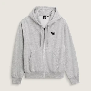 Moletom Vans Stretch Logo Full Zip Cement Heather 5