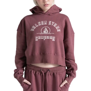 Moletom Volcom Feminino College Bordo 1