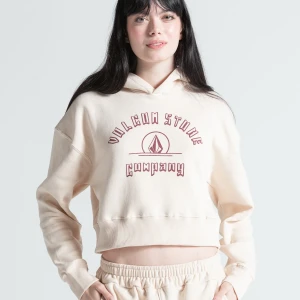 Moletom Volcom Feminino College Off White 6