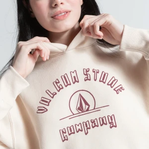 Moletom Volcom Feminino College Off White 5