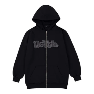 Moletom Disturb Zip Black 1