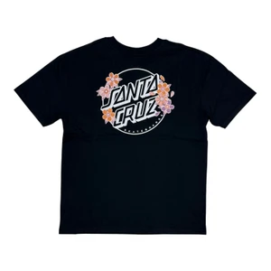 Camiseta Santa Cruz Feminina Boxy Blooming Preto 1