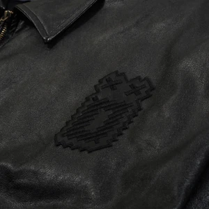 Jaqueta Öus Couro Cestaria Preto 3