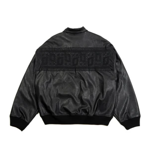 Jaqueta Öus Couro Cestaria Preto 2