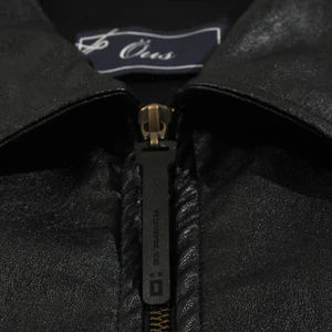 Jaqueta Öus Couro Cestaria Preto 4