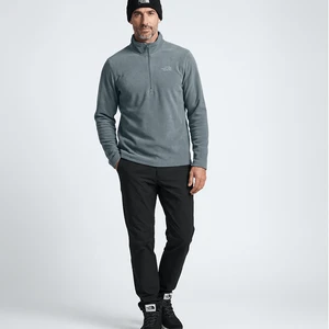Fleece The North Face Glacier 1/4 Zip Cinza 2