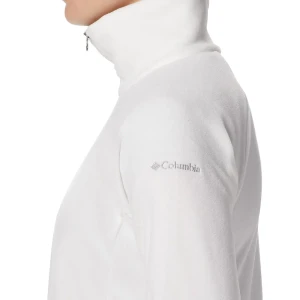 Fleece Columbia Feminino Glacial 4 1/2 Zip White 2