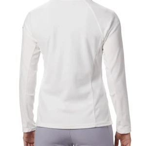 Fleece Columbia Feminino Glacial 4 1/2 Zip White 3