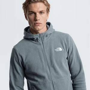 Fleece The North Face Glacier Full Zip Hoodie Cinza 4