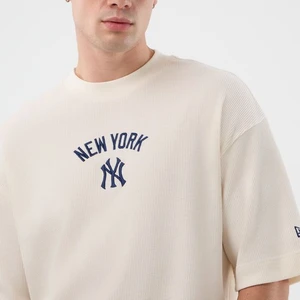 Camiseta New Era Mlb Waffle Box Off White 2