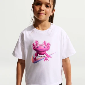 Camiseta Nike Infantil Feminina Boxy Io2025-100 4