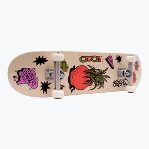 Skate Montado Chaze Iniciante Flash Creme 2