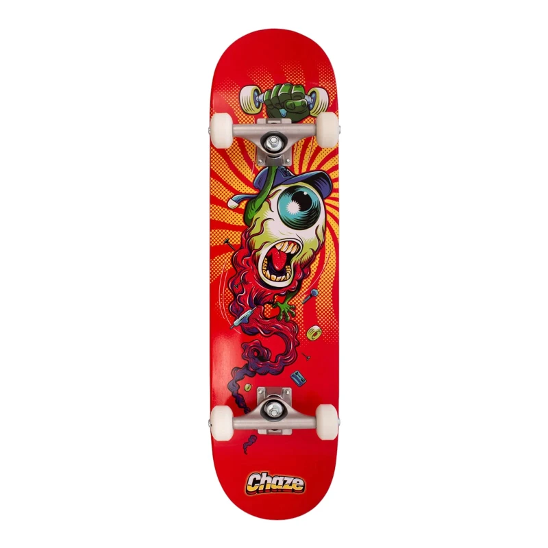 SKATE MONTADO CHAZE INICIANTE MONSTER AMARELO