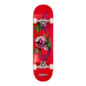 Skate Montado Chaze Iniciante Monster Vermelho 1