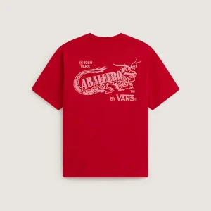 Camiseta Vans Caballero Red 4