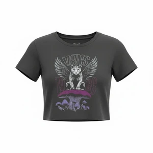 Camiseta Vans Feminina Fiori Faded Black 1