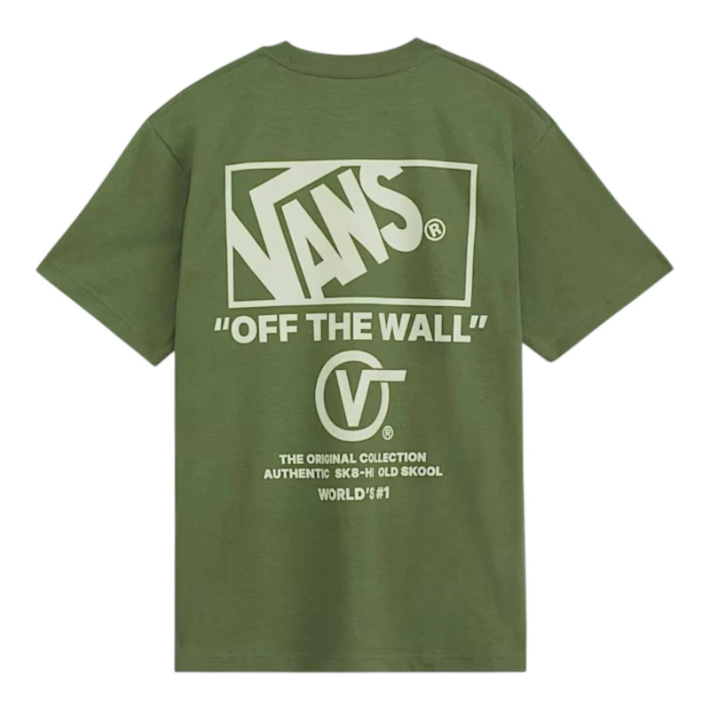 CAMISETA VANS STACKED HI GREEN BALSAM