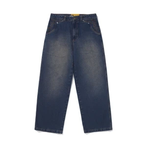 Calça Barra High Jeans Desconstruida Azul 1