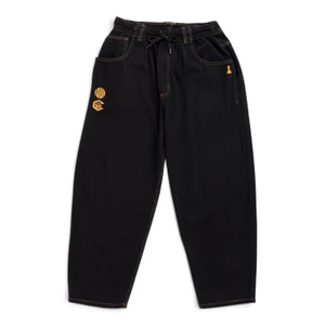 Calça Fate Jeans Carlos Iqui Ff2320 Preta Laranja 1