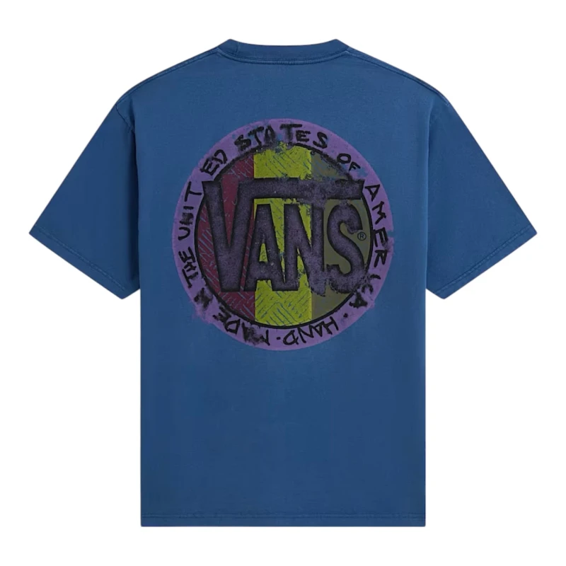 Camiseta Vans Blotched Circle True Navy