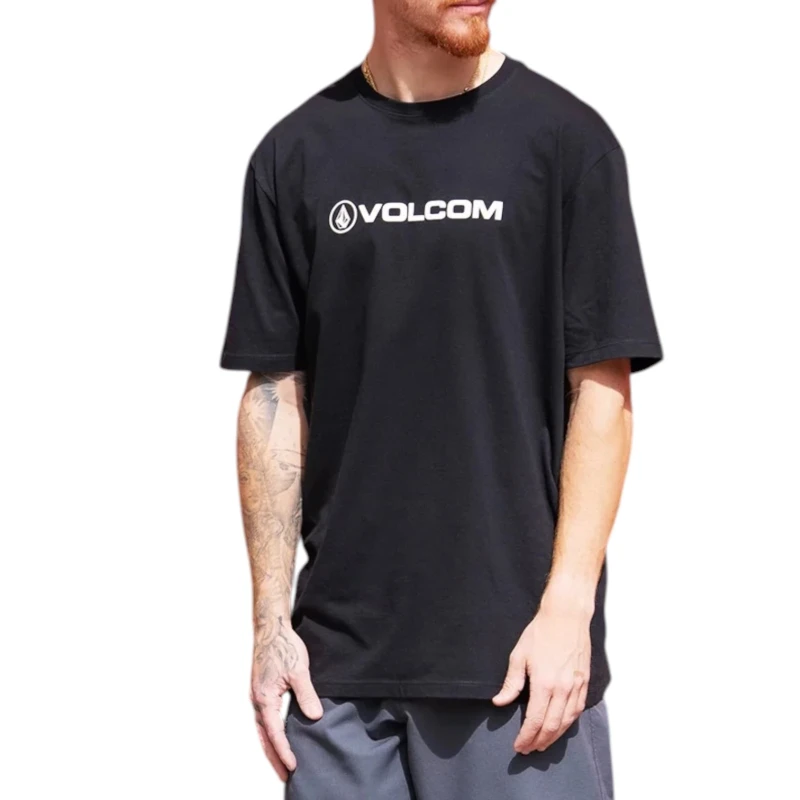 CAMISETA VOLCOM NEW EURO PRETO